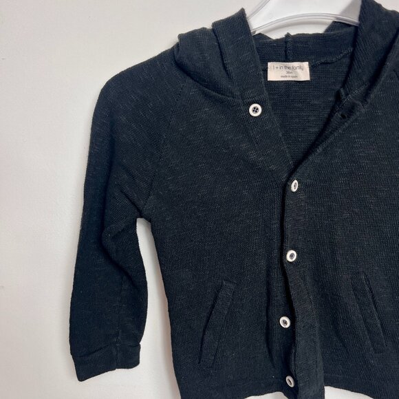 1+ in the family black button sweater kids 36m - Picture 3 of 4